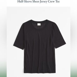 Abercrombie & Fitch White Short Sleeve Tee